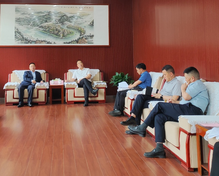 WG电子官网公司赴旬阳市当局拜会旬阳市常务副市长刘仁卫，，，进行工作座谈